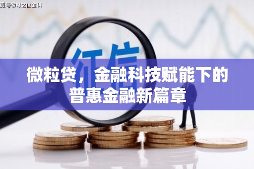 三地门微粒贷，金融科技赋能下的普惠金融新篇章