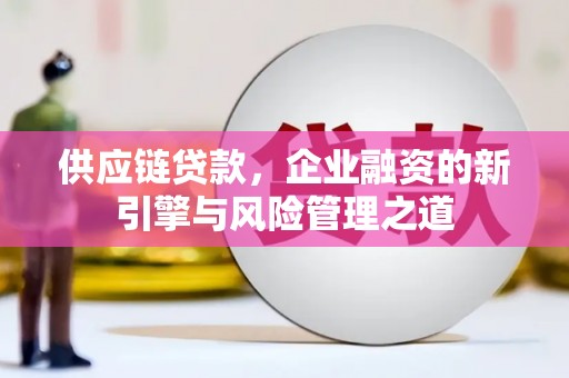 芦溪供应链贷款，企业融资的新引擎与风险管理之道
