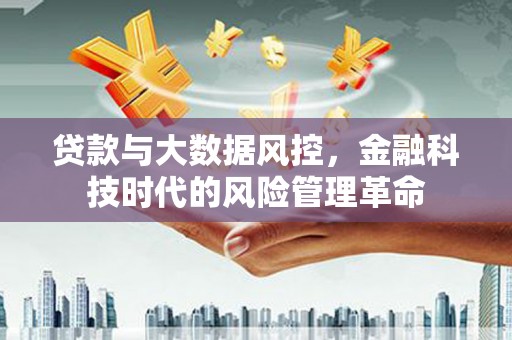 顺城贷款与大数据风控，金融科技时代的风险管理革命