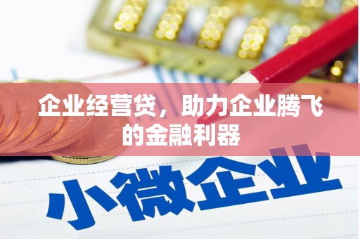 宝兴企业经营贷，助力企业腾飞的金融利器