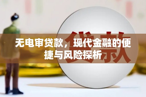 修水无电审贷款，现代金融的便捷与风险探析
