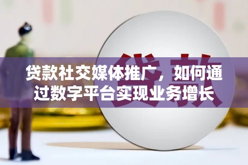 商南贷款社交媒体推广，如何通过数字平台实现业务增长