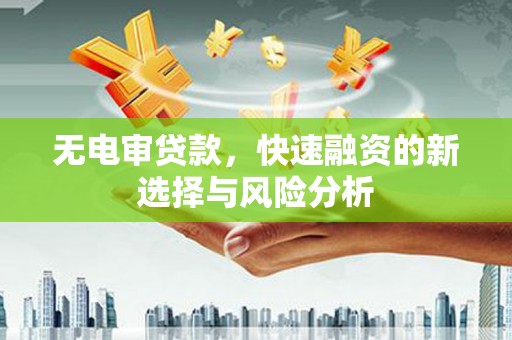 安源无电审贷款，快速融资的新选择与风险分析