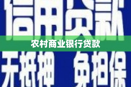 奈曼旗农村商业银行贷款