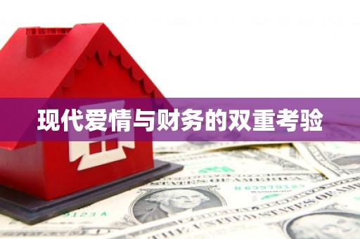 市中区现代爱情与财务的双重考验