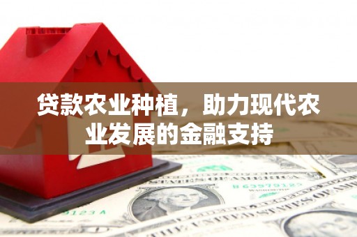 诏安贷款农业种植，助力现代农业发展的金融支持