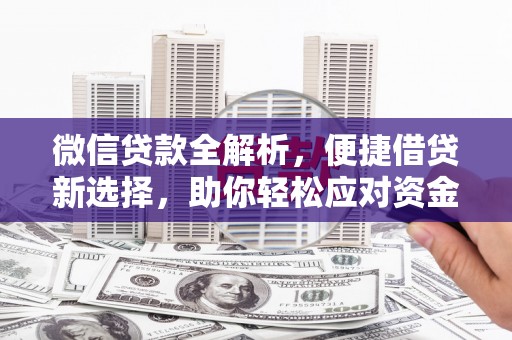埤头微信贷款全解析，便捷借贷新选择，助你轻松应对资金需求